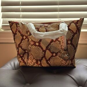 Animal Print Satchel bag